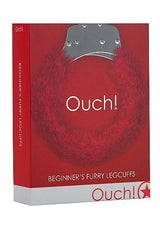 Ouch Beginners Legcuffs Furry Ankle Cuffs