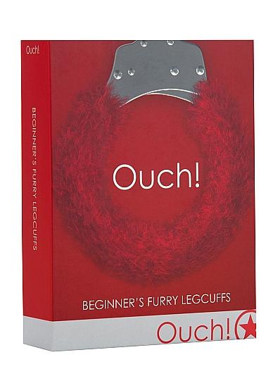 Ouch Beginners Legcuffs Furry Ankle Cuffs