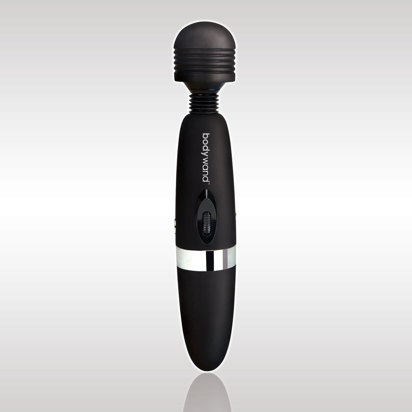 Black handheld massager with 'bodyworld' branding on a white background
