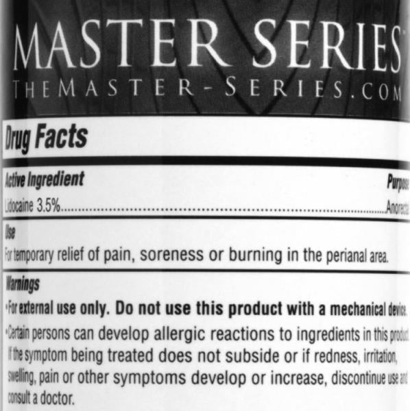 Jizz Cum Scented Anal Desensitizing Lube 8.25 ounces