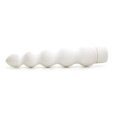 White Nights 7 inches Ribbed Vibrator