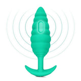 b-Vibe Twist Texture Plug Green